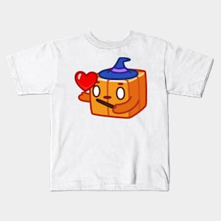 The square pumpkin is the magician of love Kids T-Shirt